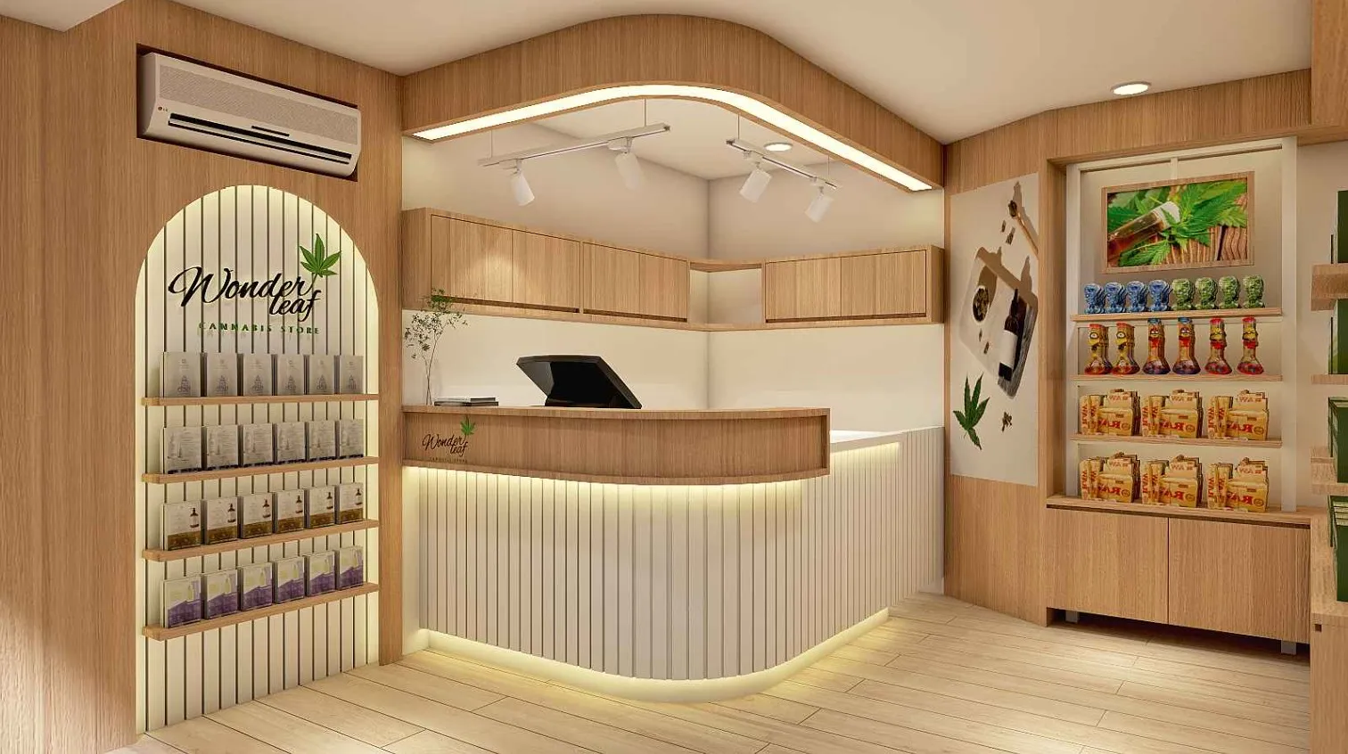 WONDER LEAF CANNABIS STORE - project