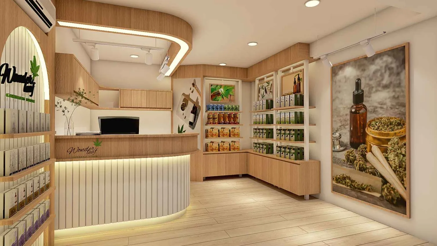 WONDER LEAF CANNABIS STORE - project